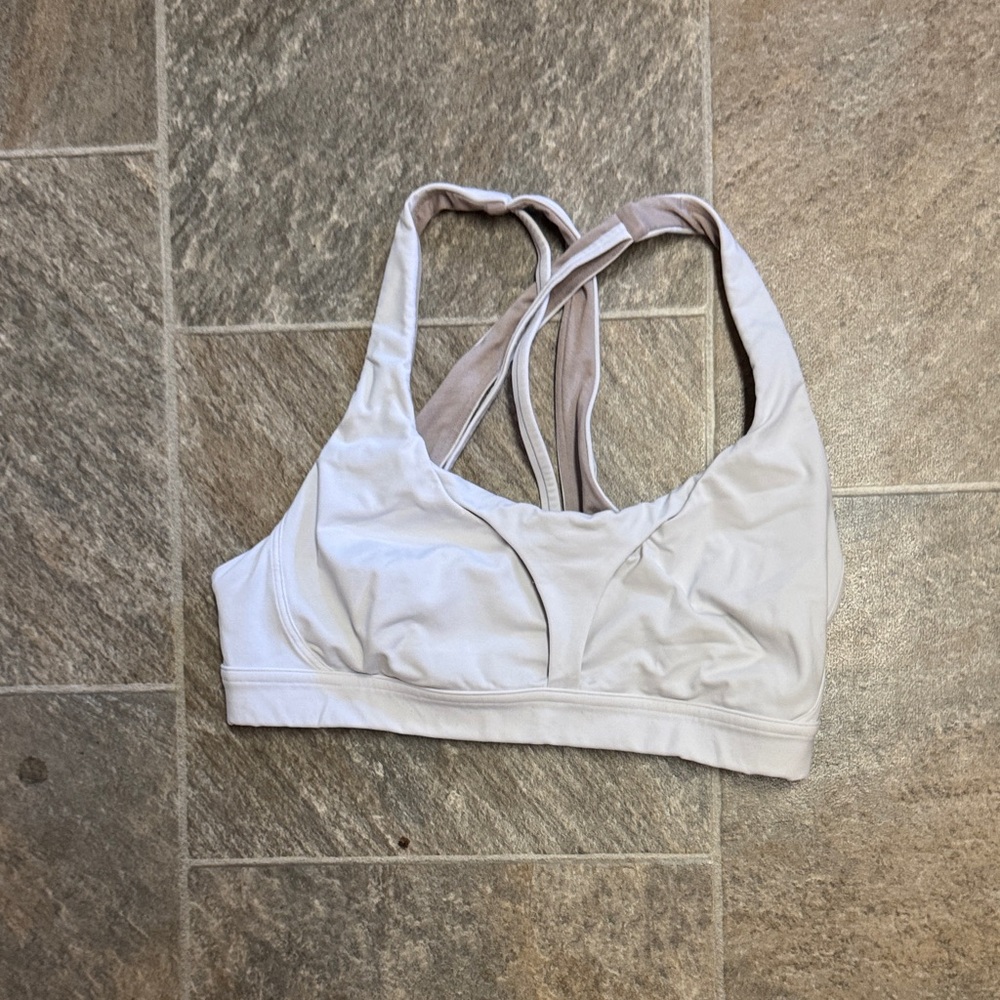 Lululemon Athletica White Sports Bra